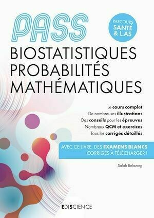 PASS Biostatistiques Probabilités Mathématiques - Salah Belazreg - Ediscience