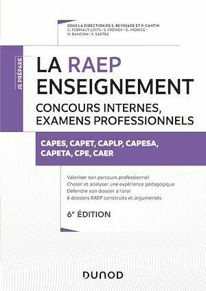 La Raep enseignement - 6e éd. -  Collectif - Dunod