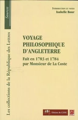 Voyage philosophique d'Angleterre