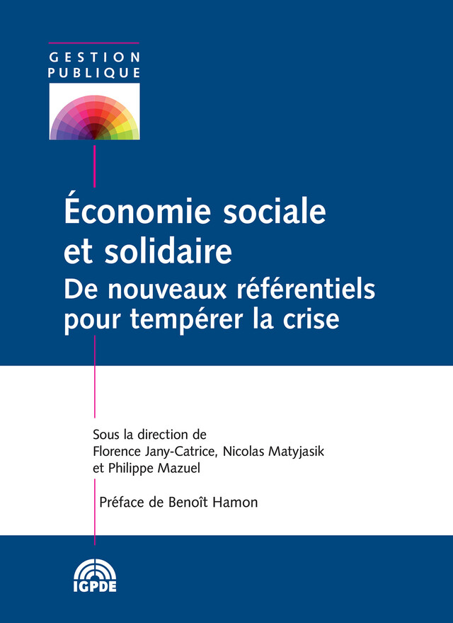 Économie sociale et solidaire -  - Institut de la gestion publique et du développement économique