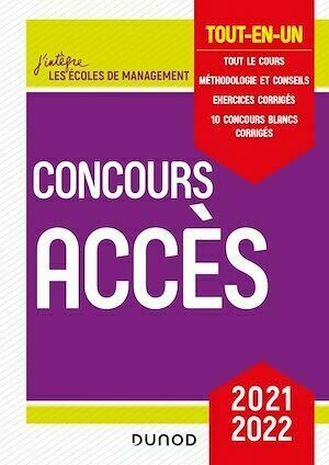 Concours Accès 2021-2022 - Collectif Collectif - Dunod
