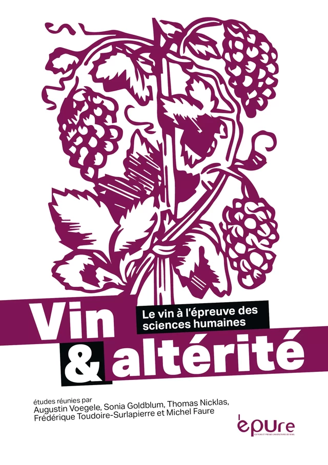 Vin et altérité -  - Editions et presses universitaires de Reims