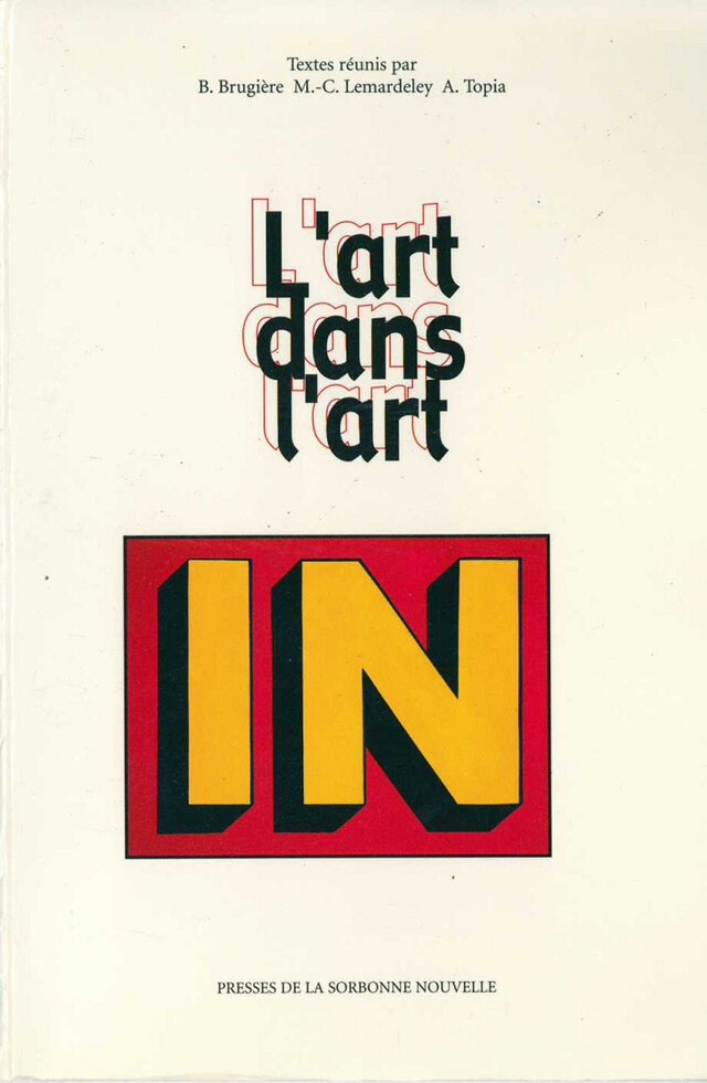 L’Art dans l’art -  - Presses Sorbonne Nouvelle via OpenEdition