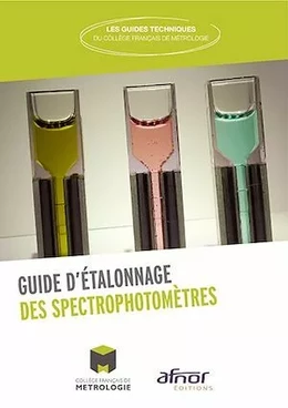 Guide d'étalonnage des spectrophotomètres