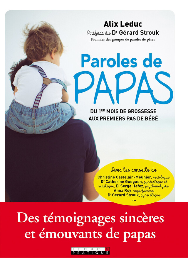 Paroles de papas : du 1er mois de grossesse aux premiers pas de bébé - Alix Leduc - Éditions Leduc