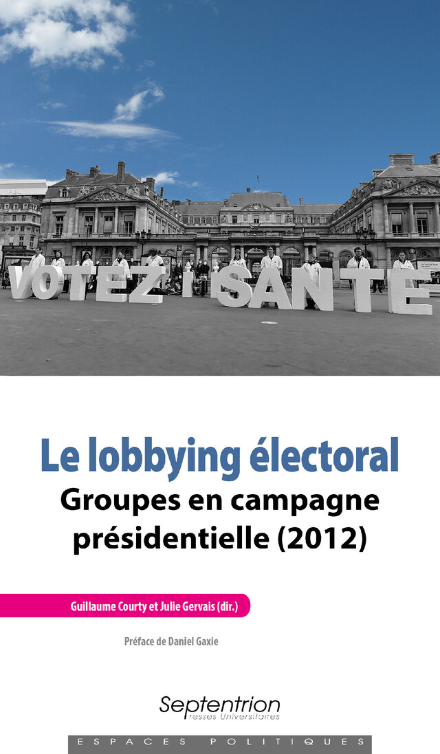 Le lobbying électoral -  - Presses Universitaires du Septentrion