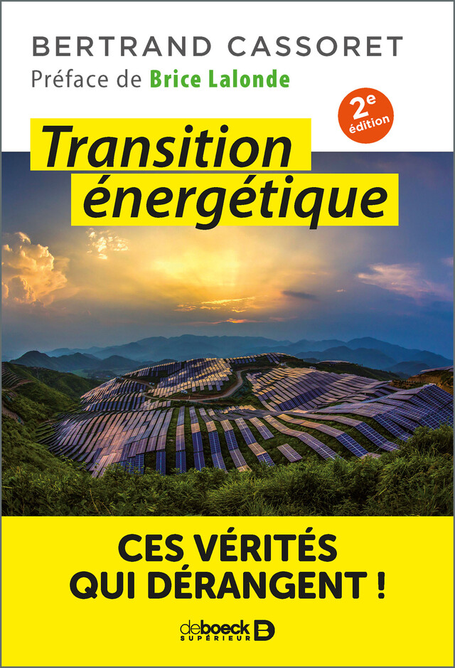 Transition énergétique - Bertrand Cassoret - De Boeck Supérieur