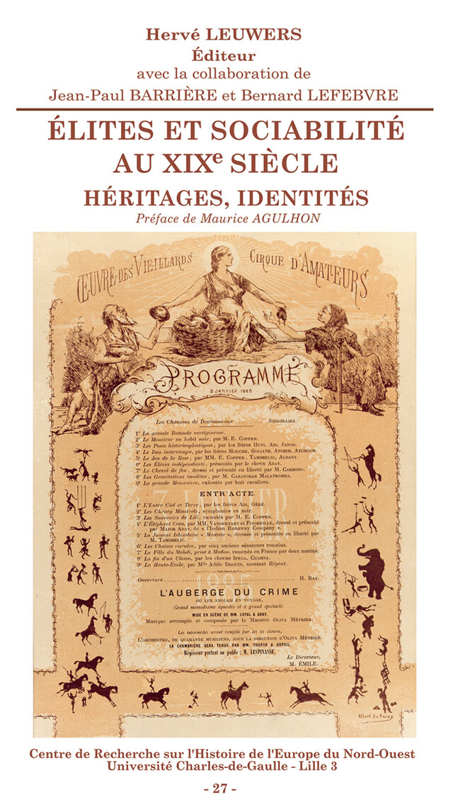 Élites et sociabilité au XIXe siècle -  - Publications de l’Institut de recherches historiques du Septentrion