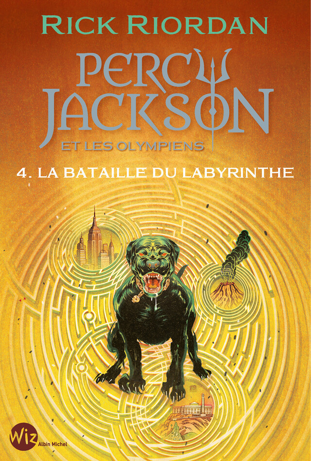 Percy Jackson et les Olympiens - tome 4 - La Bataille du labyrinthe - Rick Riordan - Albin Michel