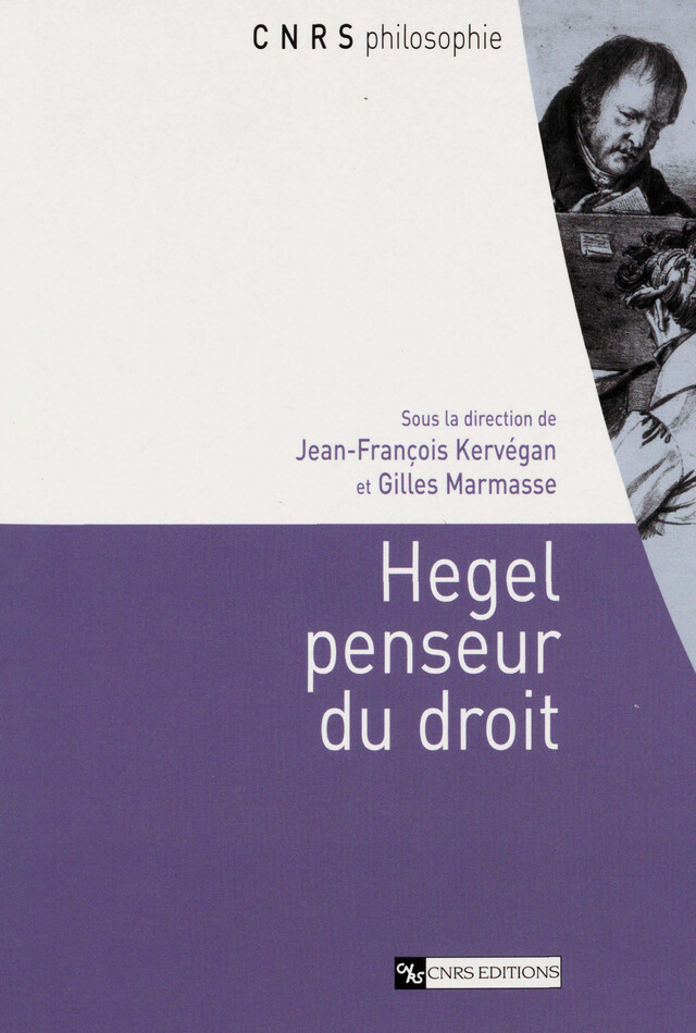 Hegel penseur du droit -  - CNRS Éditions via OpenEdition