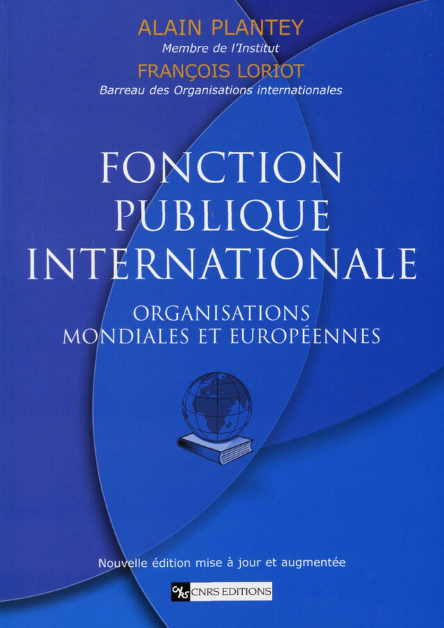 Fonction publique internationale - Alain Plantey, François Loriot - CNRS Éditions via OpenEdition