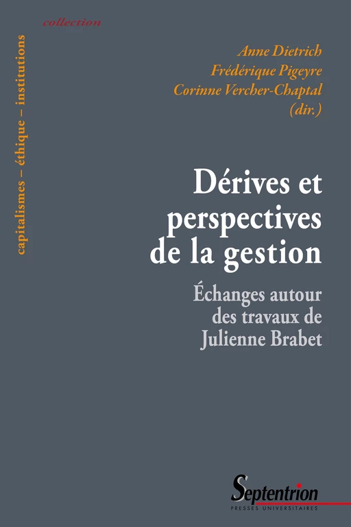 Dérives et perspectives de la gestion -  - Presses Universitaires du Septentrion