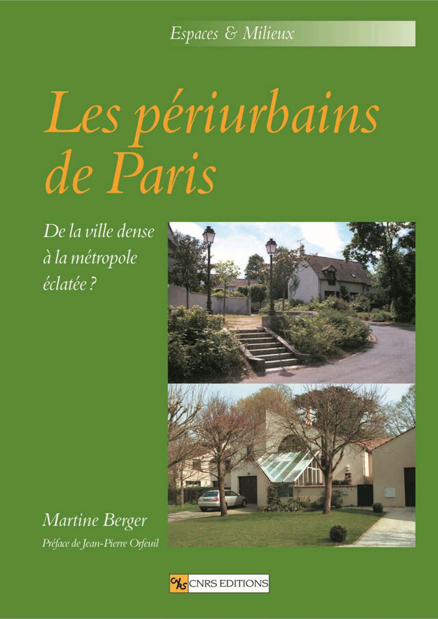 Les périurbains de Paris - Martine Berger - CNRS Éditions via OpenEdition