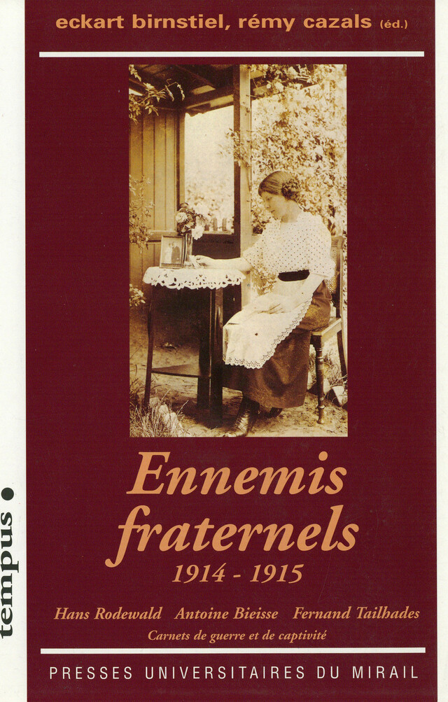 Ennemis fraternels (1914-1915) -  - Presses universitaires du Midi