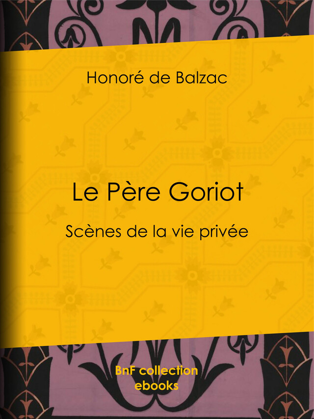 Le Père Goriot - Honoré de Balzac - BnF collection ebooks