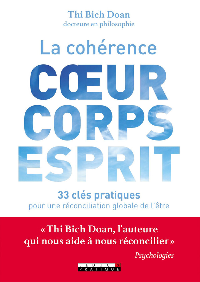 La cohérence cœur, corps, esprit - Thi Bich Doan - Éditions Leduc