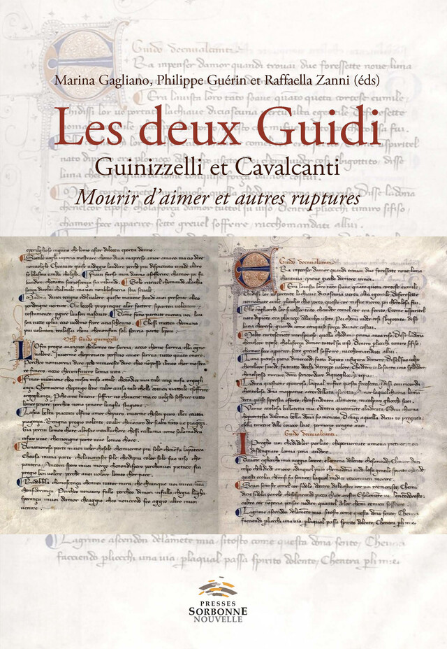 Les deux Guidi Guinizzelli et Cavalcanti -  - Presses Sorbonne Nouvelle via OpenEdition