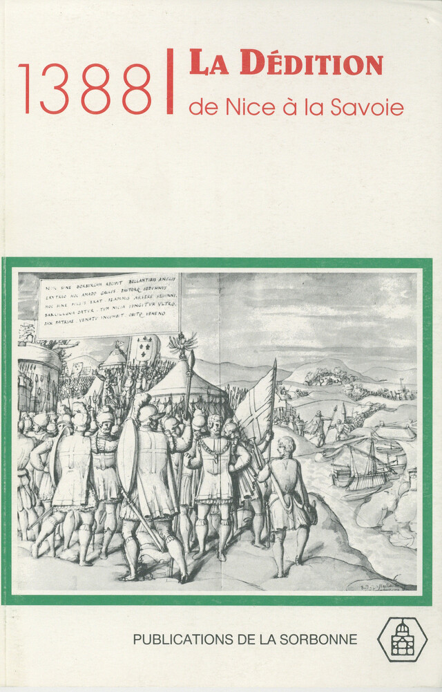 1388, La Dédition de Nice à la Savoie -  - Éditions de la Sorbonne
