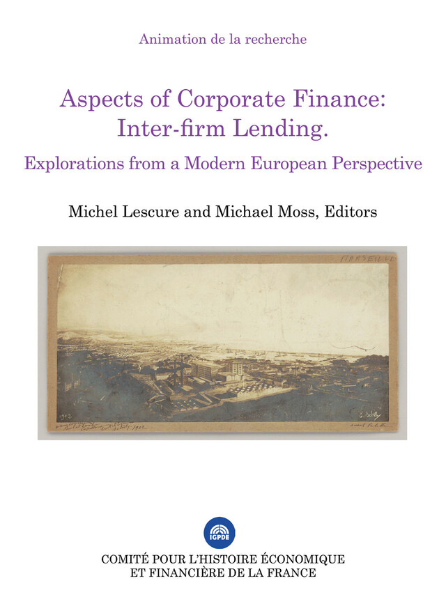 Aspects of Corporate Finance: Inter-firm Lending -  - Institut de la gestion publique et du développement économique