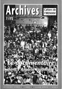 Le documentaire dans l’Algérie coloniale