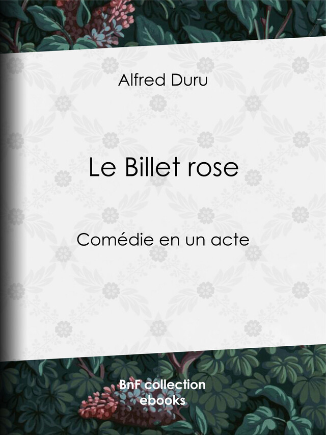 Le Billet rose - Alfred Duru - BnF collection ebooks