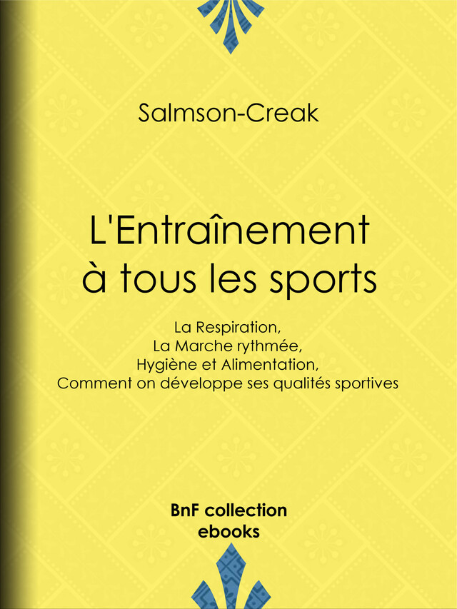 L'Entraînement à tous les sports -  Salmson-Creak - BnF collection ebooks