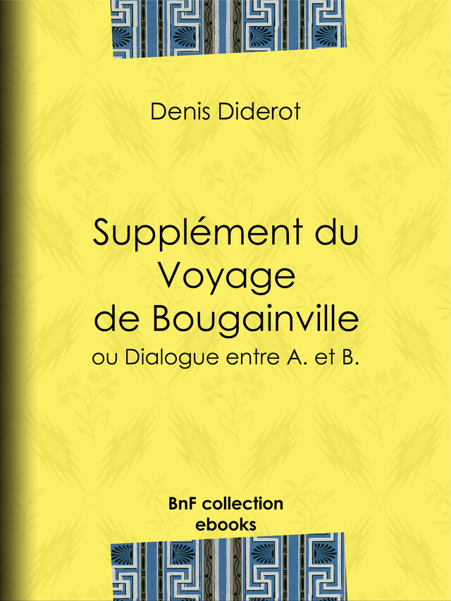 Supplément du Voyage de Bougainville - Denis Diderot - BnF collection ebooks