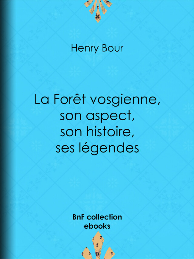 La Forêt vosgienne, son aspect, son histoire, ses légendes - Henry Bour - BnF collection ebooks