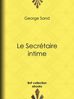 Le Secrétaire intime