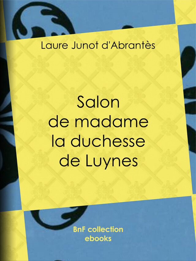 Salon de madame la duchesse de Luynes - Laure Junot d'Abrantès - BnF collection ebooks