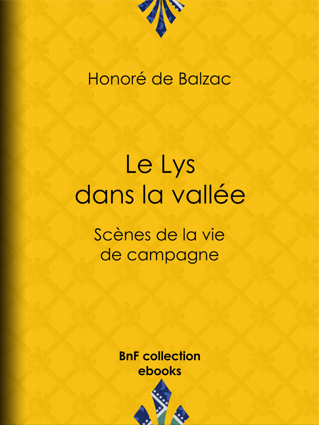 Le Lys dans la vallée - Honoré de Balzac - BnF collection ebooks