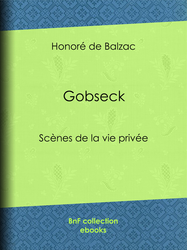Gobseck - Honoré de Balzac - BnF collection ebooks