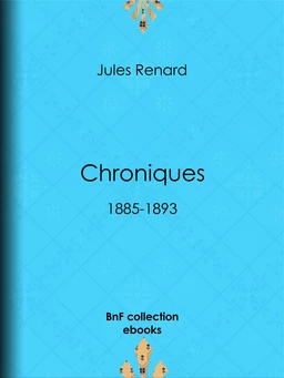 Chroniques 1885-1893