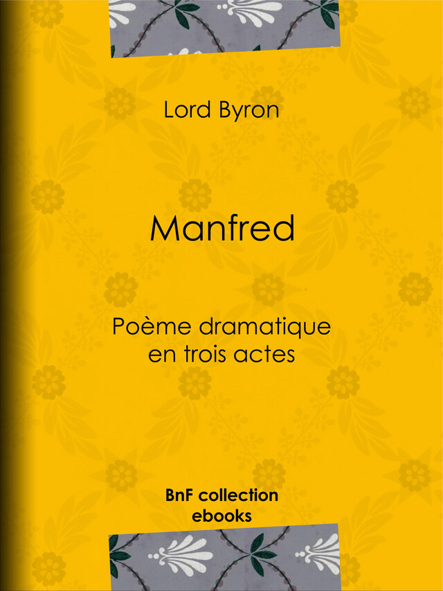 Manfred - Lord Byron, Benjamin Laroche - BnF collection ebooks