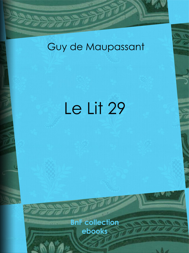Le Lit 29 - Guy de Maupassant - BnF collection ebooks