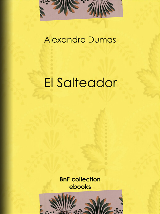 El Salteador - Alexandre Dumas - BnF collection ebooks