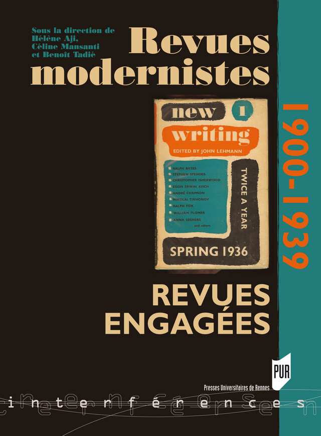 Revues modernistes, revues engagées -  - Presses Universitaires de Rennes