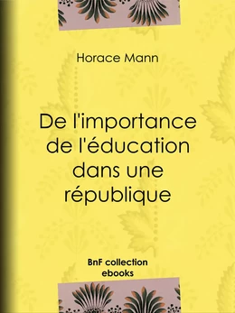 De l'importance de l'éducation dans une république