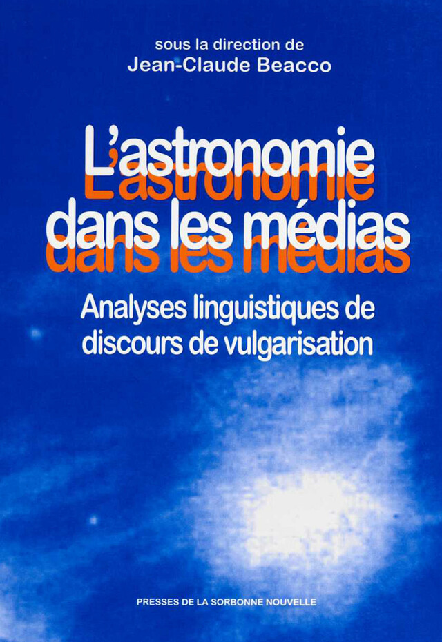 L’astronomie dans les médias -  - Presses Sorbonne Nouvelle via OpenEdition