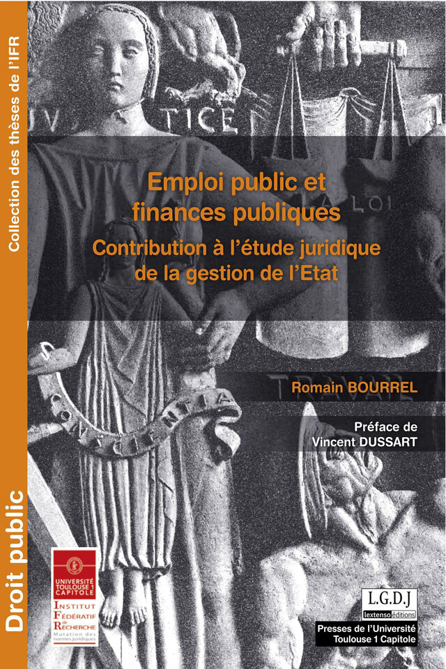 Emploi public et finances publiques - Romain Bourrel - Presses de l’Université Toulouse 1 Capitole