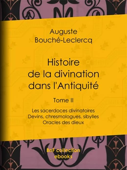 Histoire de la divination dans l'Antiquité