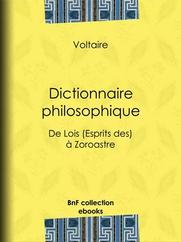 Dictionnaire philosophique