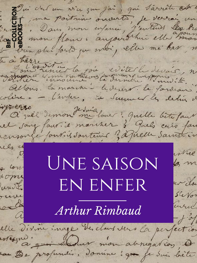 Une saison en enfer - Arthur Rimbaud - BnF collection ebooks