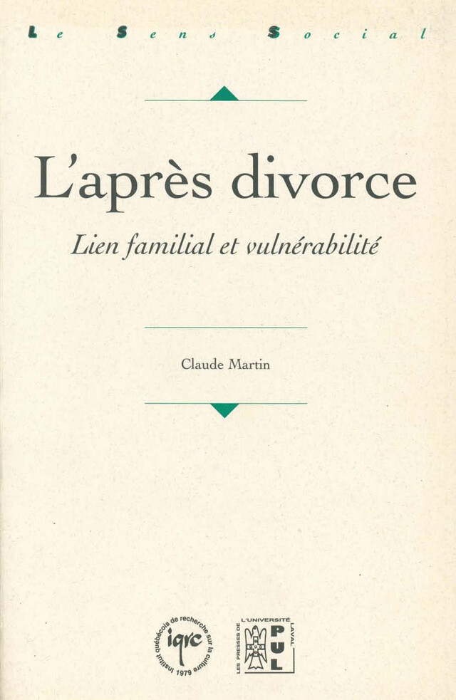L'après divorce - Claude Martin - Presses Universitaires de Rennes