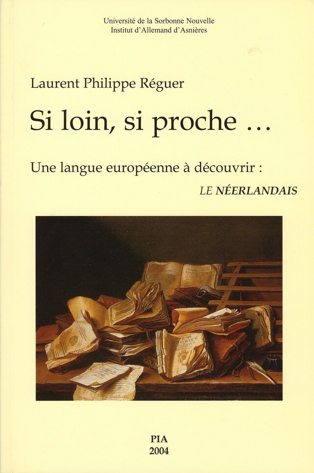 Si loin, si proche... - Laurent Philippe Réguer - Presses Sorbonne Nouvelle via OpenEdition
