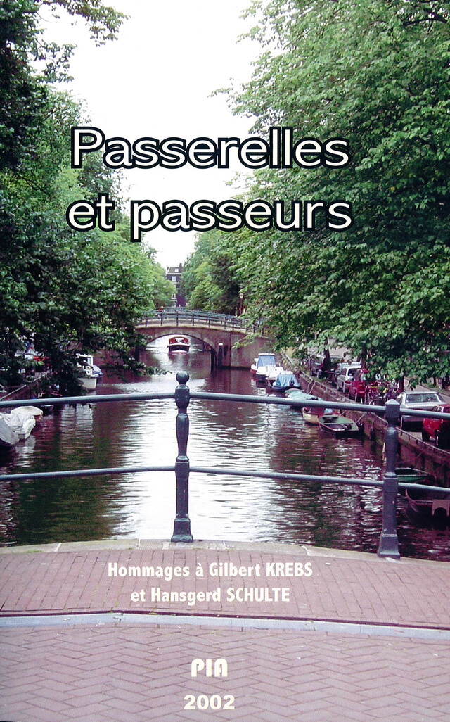 Passerelles et passeurs -  - Presses Sorbonne Nouvelle via OpenEdition