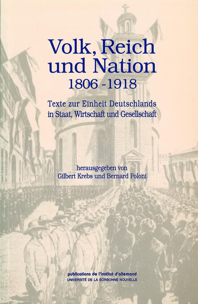 Volk, Reich und Nation 1806-1918 -  - Presses Sorbonne Nouvelle via OpenEdition