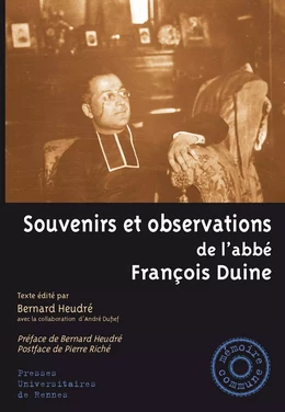 Souvenirs et observations de l’abbé François Duine