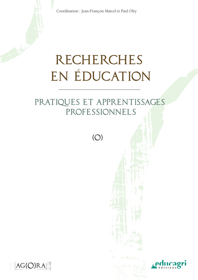 Recherches en éducation (ePub) - Olry Paul, Marcel Jean-François - Éducagri éditions