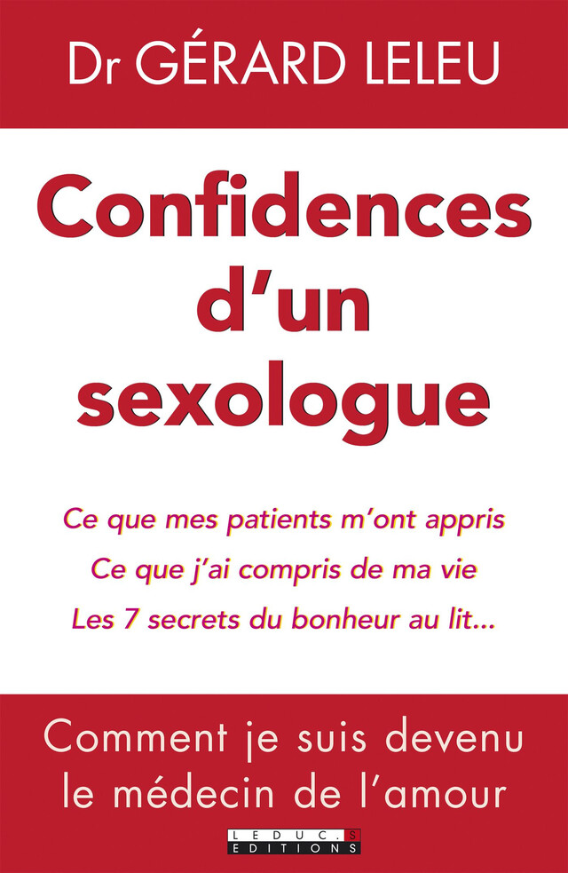 Confidences d'un sexologue - Gérard Leleu - Éditions Leduc